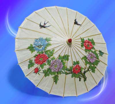 Sombrinha de Papel Flores
