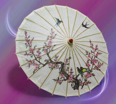 Sombrinha de Papel Sakura
