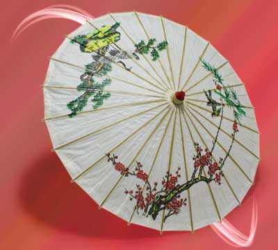 Sombrinha de Papel Tsuru